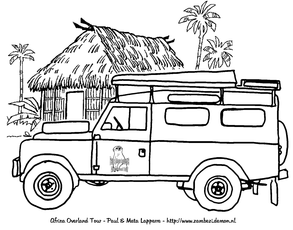 range rover coloring pages - photo #23