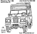 Land Rover Series III Coloring Page 1