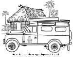 Land Rover Series III Coloring Page 2