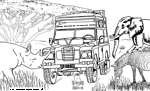 Land Rover Series III Coloring Page 3